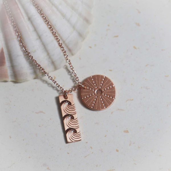 Kina and Moana Necklace - Rose Gold