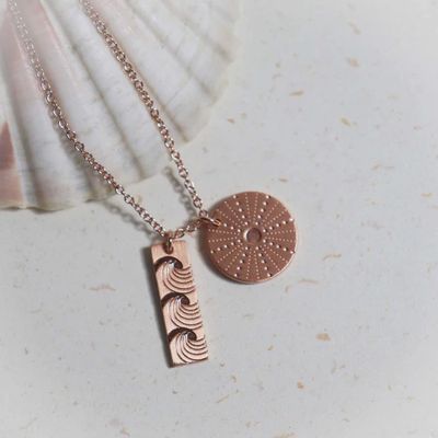Kina and Moana Necklace - Rose Gold