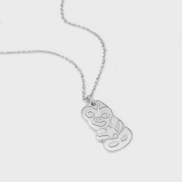 Hei Tiki Necklace - Silver