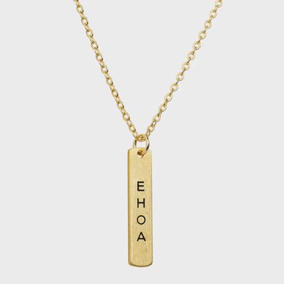 E Hoa – Friend – Necklace - Gold