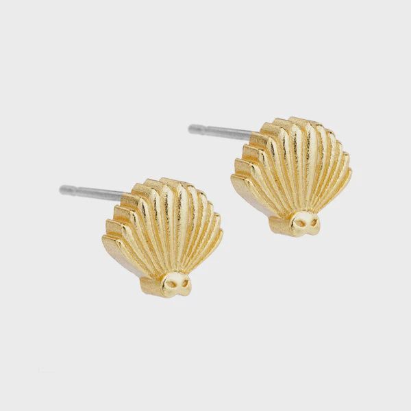 Piwakawaka Fantail Studs - Gold