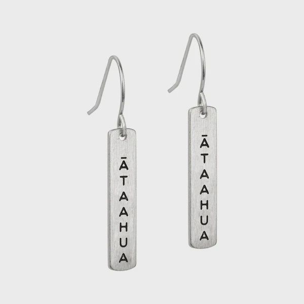 Ātaahua – Beautiful – Earrings - Silver