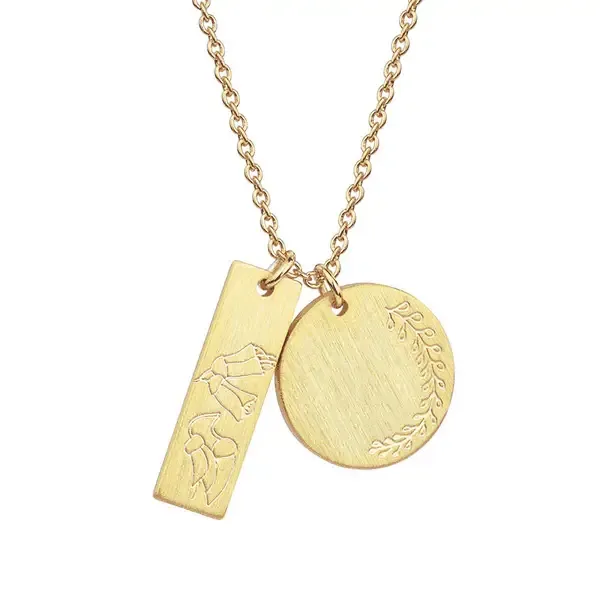 Kowhai Spring Necklace - Gold