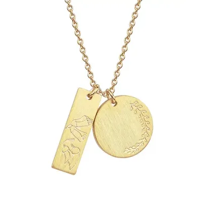 Kowhai Spring Necklace - Gold