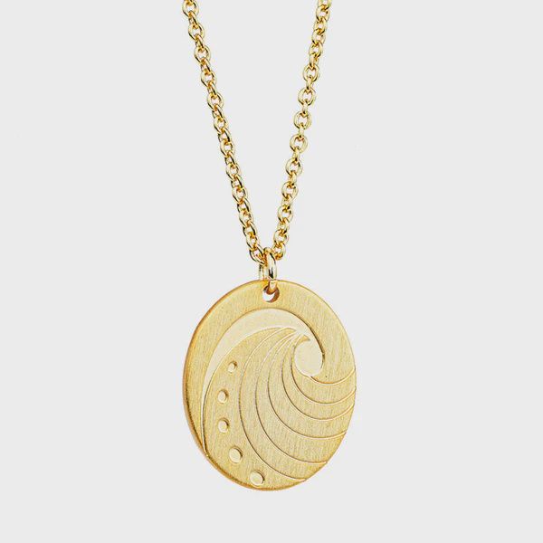 Paua Necklace - Gold