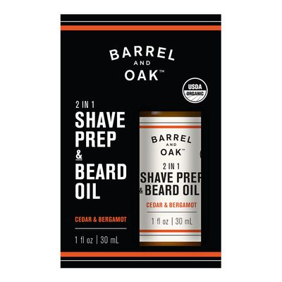 Barrel &amp; Oak – Shave Prep and Beard Oil