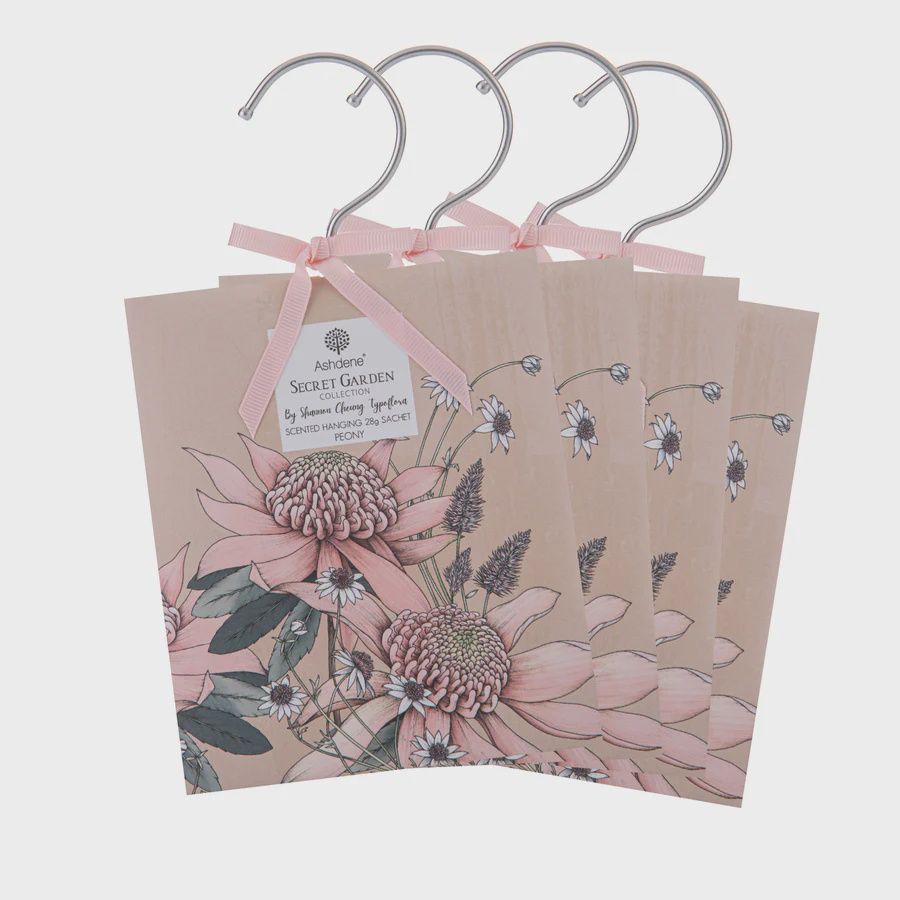 Secret Garden 28g 4 pack Peony Hang Scented Sachet