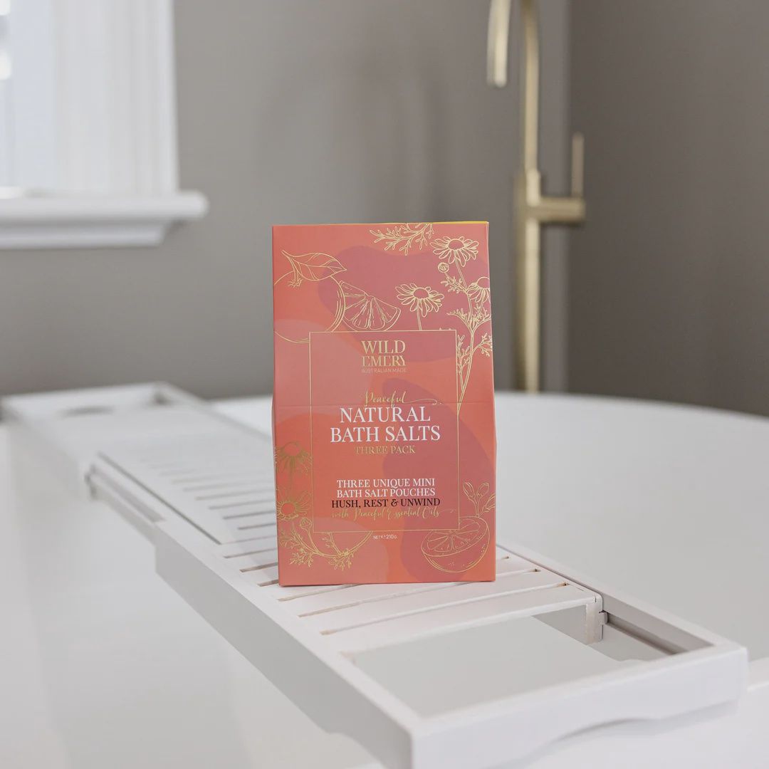 Peaceful Natural Bath Salts Three Pack