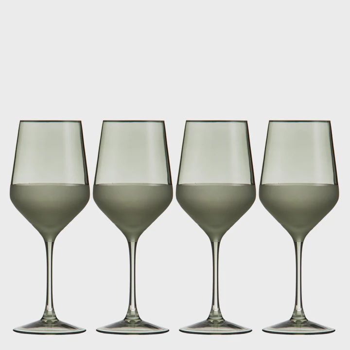 Panama Moss 4pack wine glass