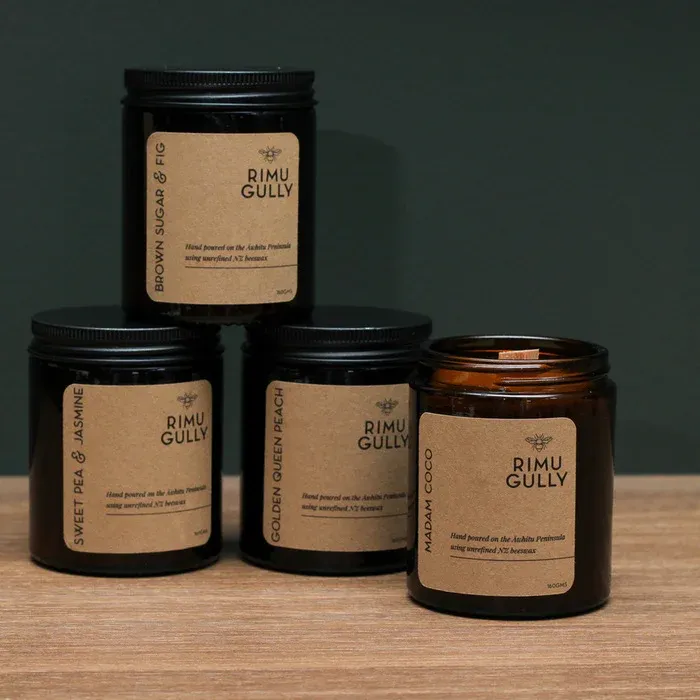 Fragranced Beeswax Amber Candle