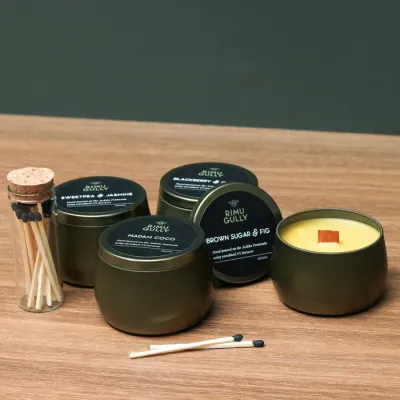 Fragranced Beeswax Candle Tin