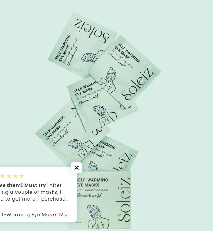 Chamomile Self-Warming Eye Mask (Box of 5)