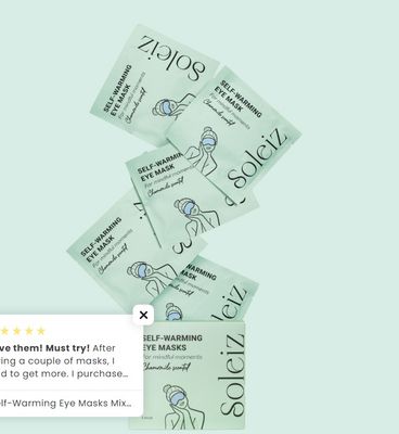 Chamomile Self-Warming Eye Mask (Box of 5)