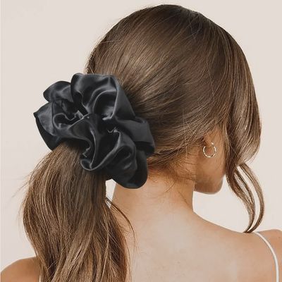 QOF - Extra Large Scrunchie - Black