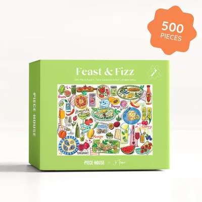 Feast &amp; Fizz - 500 Piece Puzzle