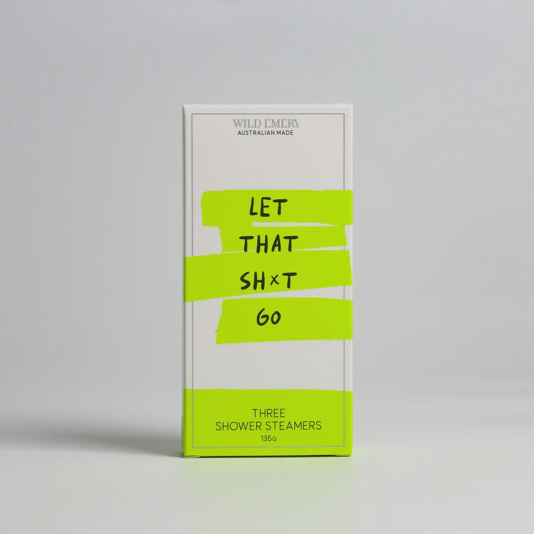 Wild Emery Let That Sh*t Go - Shower Steamer 3 Pack