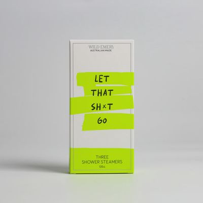 Wild Emery Let That Sh*t Go - Shower Steamer 3 Pack