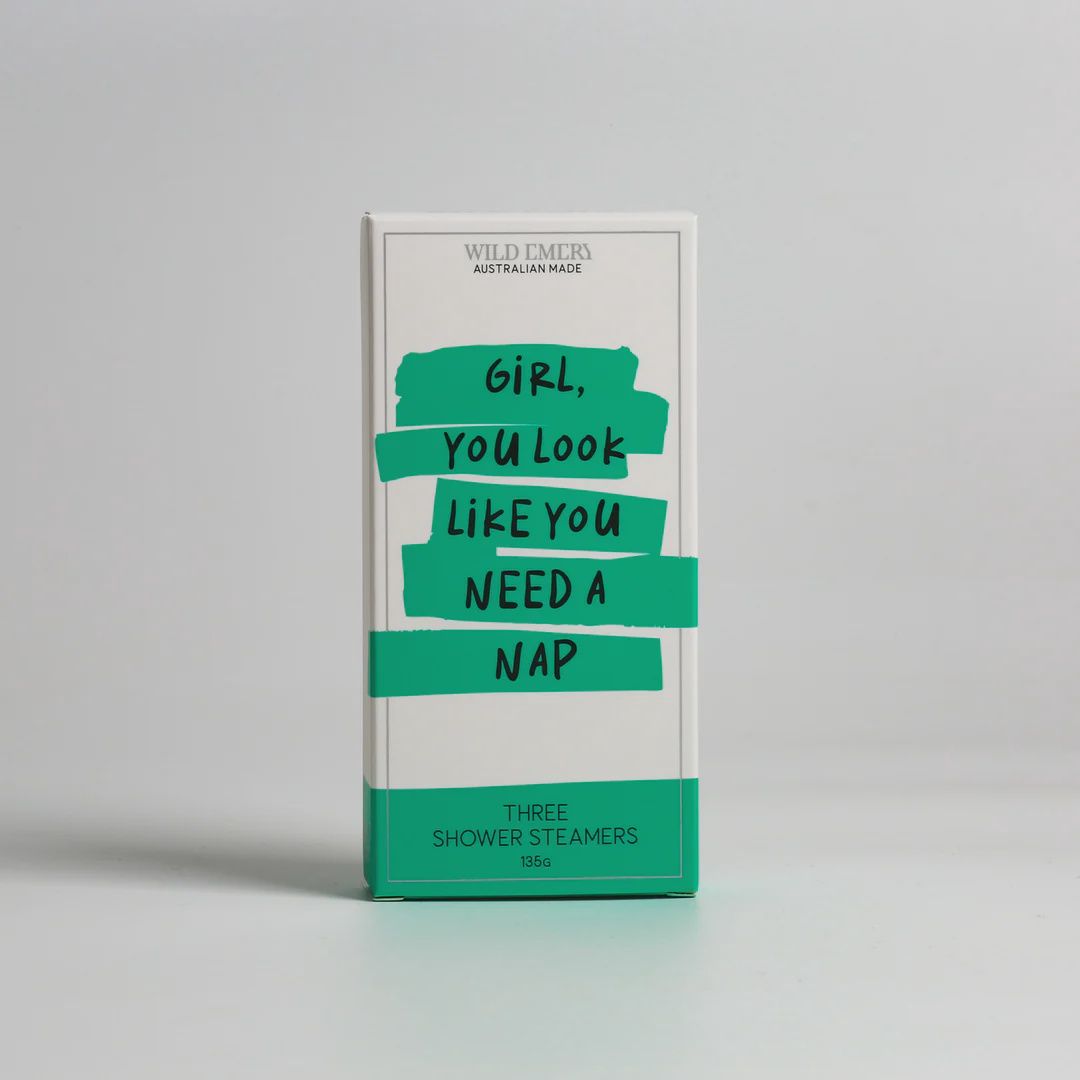 Wild Emery Girl, You Look Like You Need A Nap - Shower Steamer 3 Pack