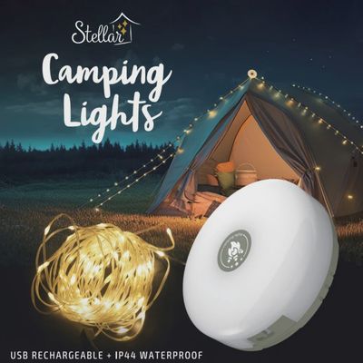 Camping Lights 10m Warm White