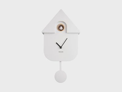 Modern Cuckoo Clock - White