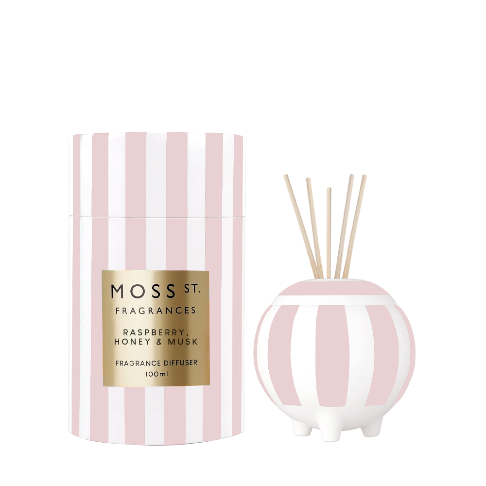 Raspberry, Honey &amp; Musk Ceramic Diffuser 100ml