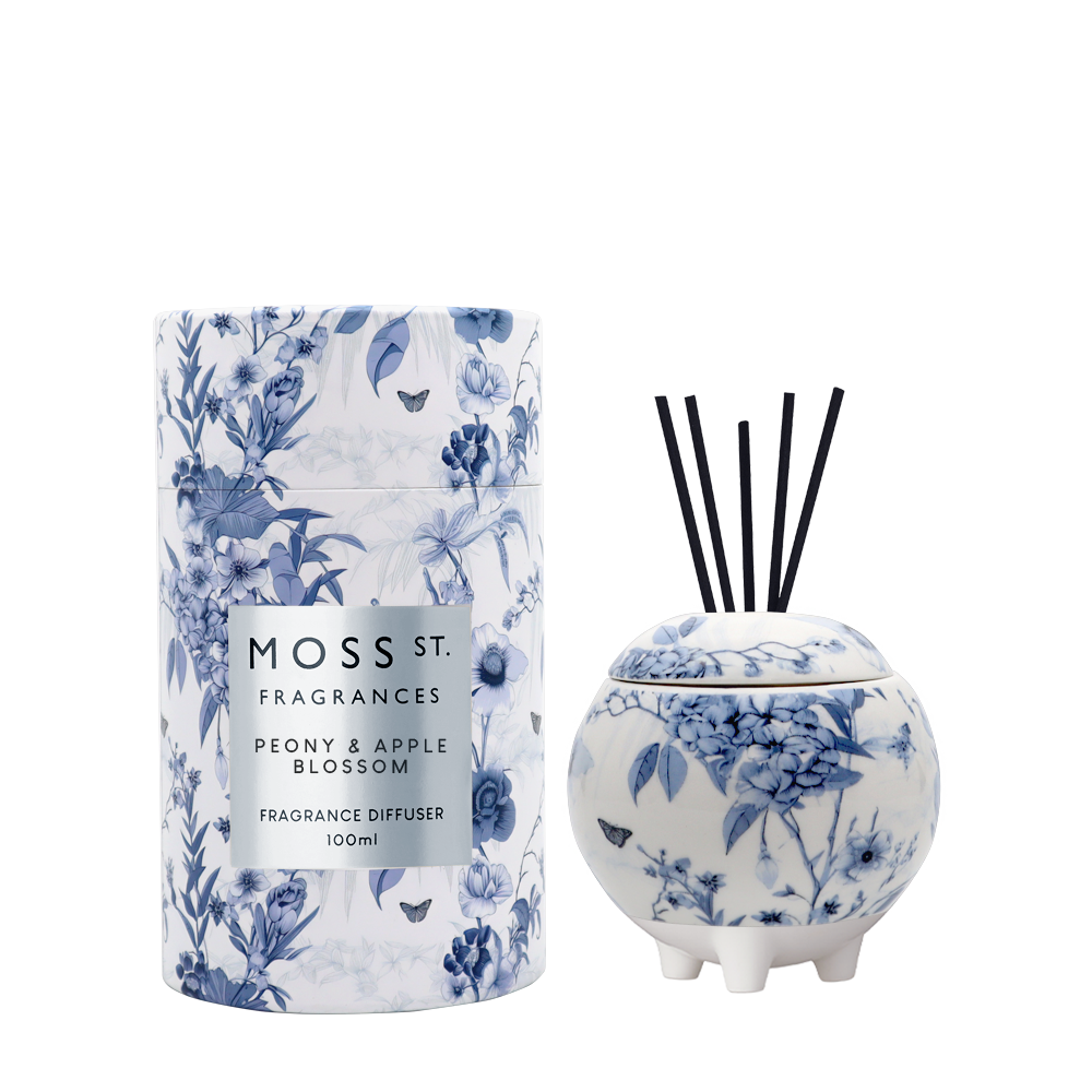 Peony &amp; Apple Blossom Ceramic Diffuser 100ml