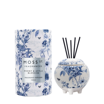 Peony &amp; Apple Blossom Ceramic Diffuser 100ml