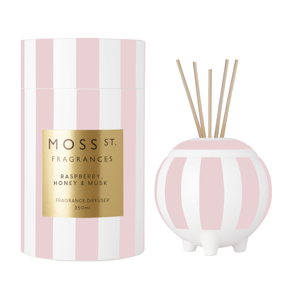 Raspberry, Honey &amp; Musk Ceramic Diffuser 350ml