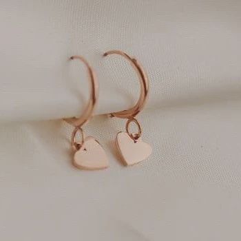 Heart Hoops - Gold