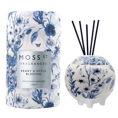 Peony &amp; Apple Blossom Ceramic Diffuser 350ml
