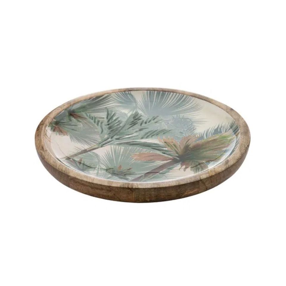 Panama Mango wood round platter