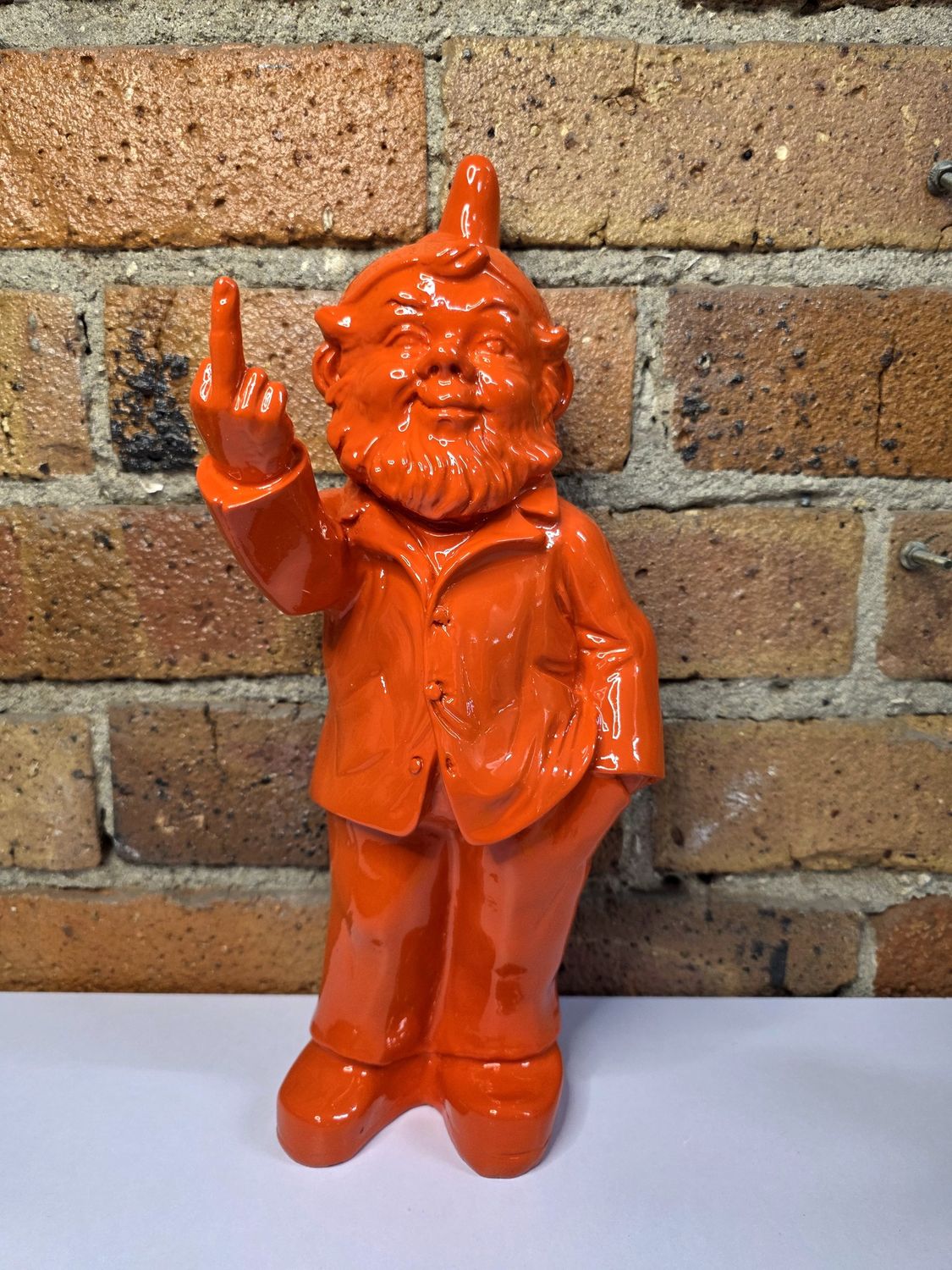 Gnome Single Finger - Orange 35cm