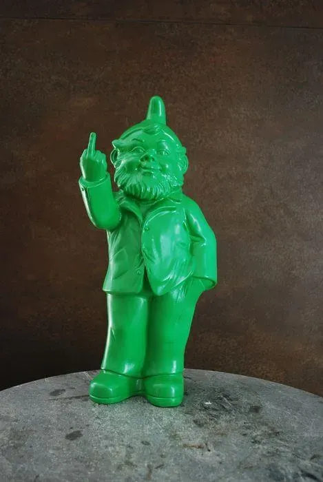 Gnome Single Finger - Green 35cm