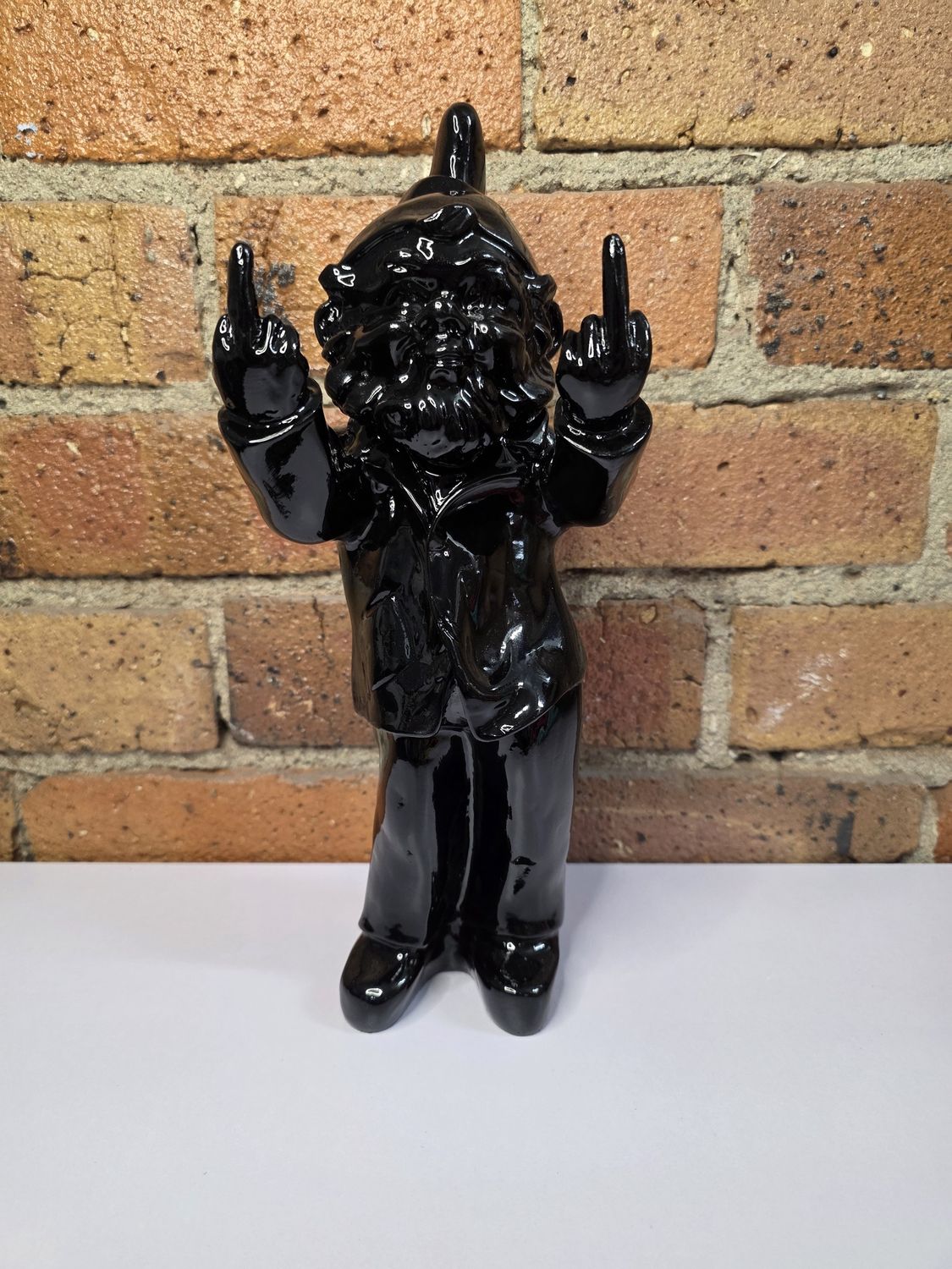 Gnome Double Finger - Black 30cm