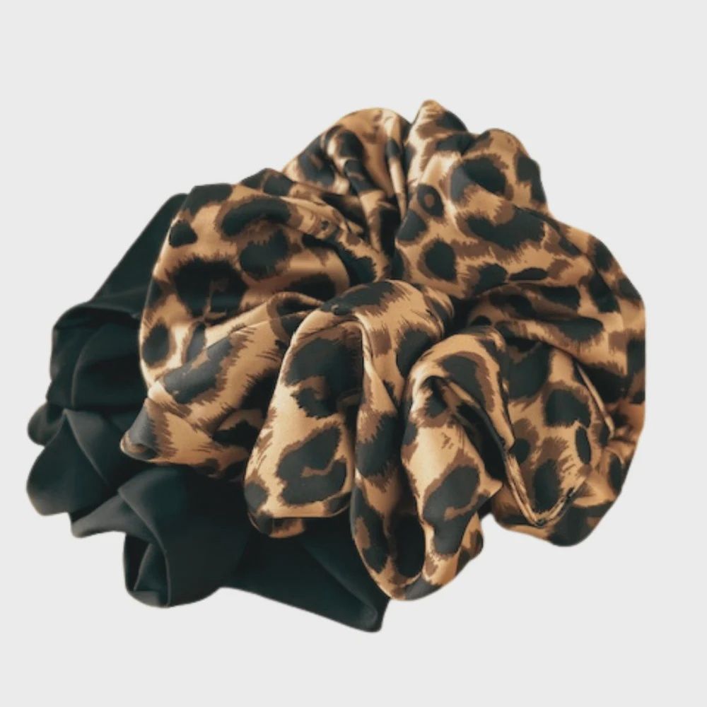 QOF - Extra Large Scrunchie - Leopard