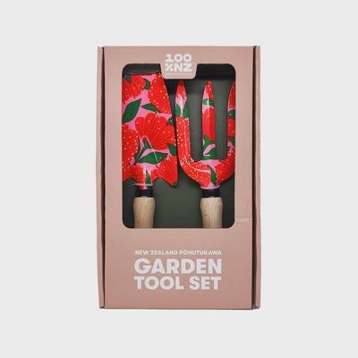 Bright Botanical Pohutukawa Garden Tool Set