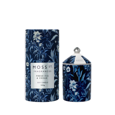 Fresh Fig &amp; Cedar Ceramic Candle 100g