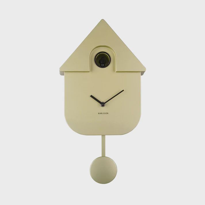 Modern Cuckoo Clock - Metallic Gold