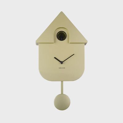 Modern Cuckoo Clock - Metallic Gold