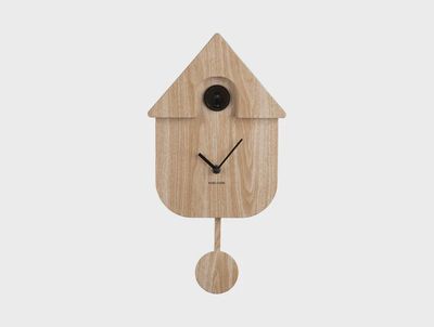 Modern Cuckoo Clock - Light Wood