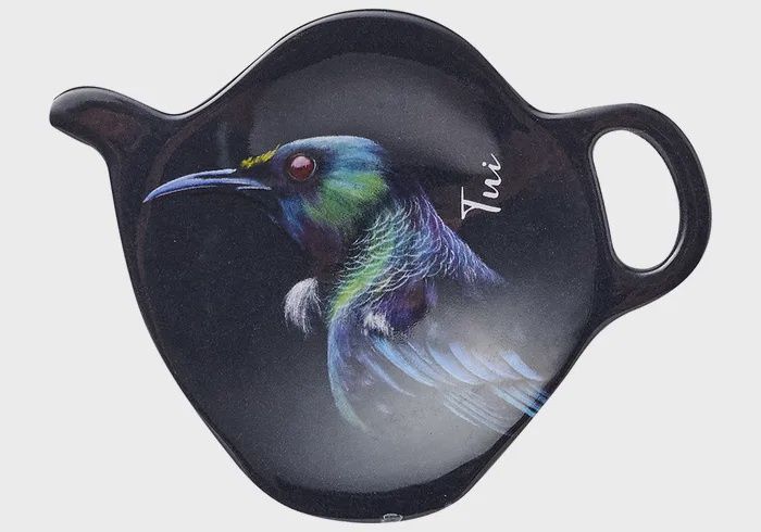 Majestic Birds Tui Tea Bag Holder