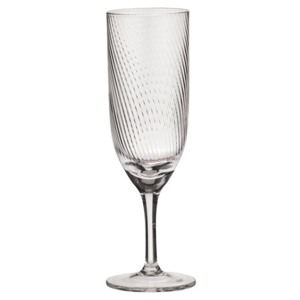 Katrina Clear Champagne Flute