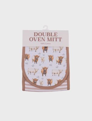 Cook's Companion Highland Cow Oven Mitt