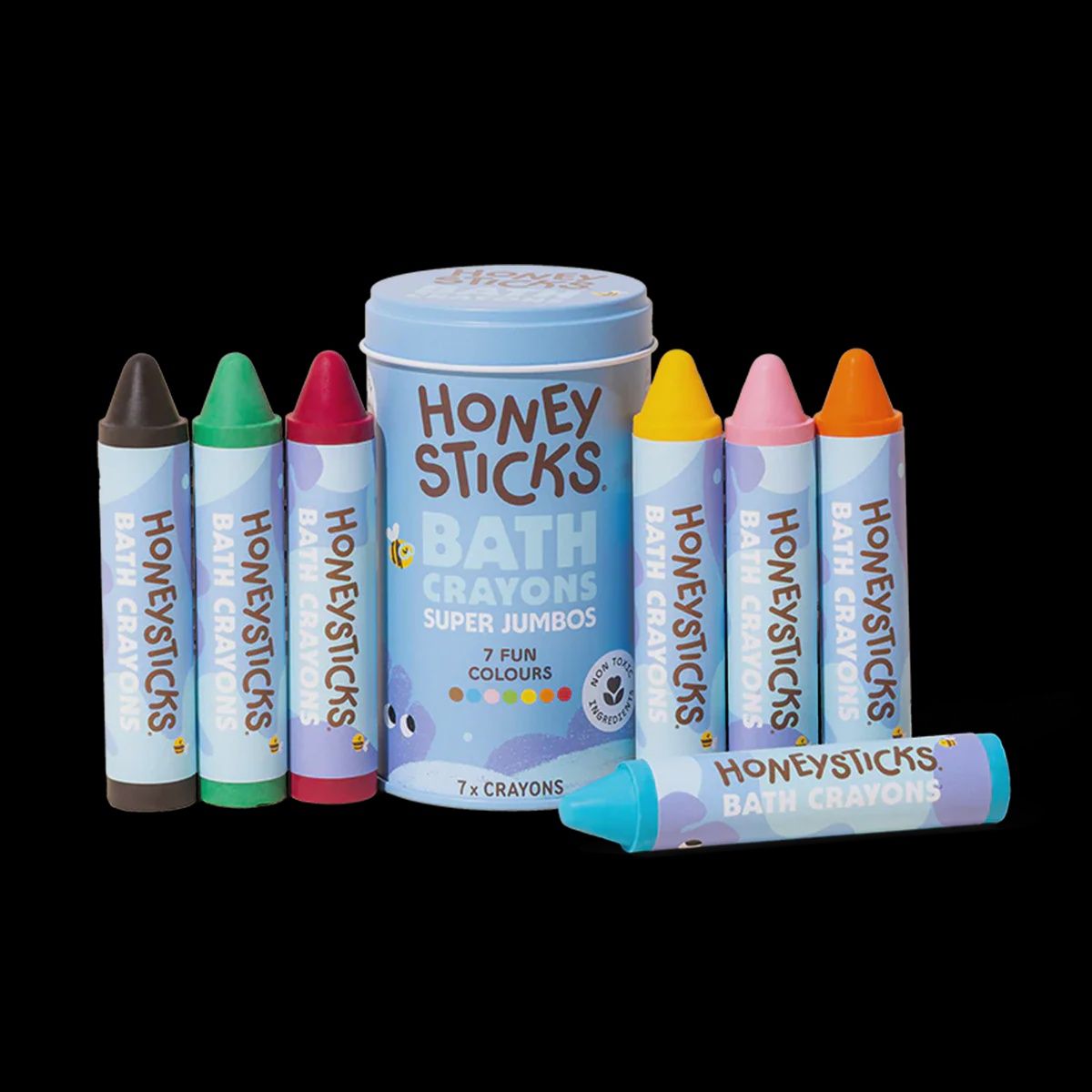 Honeysticks Bath Crayons Super Jumbos 7pk