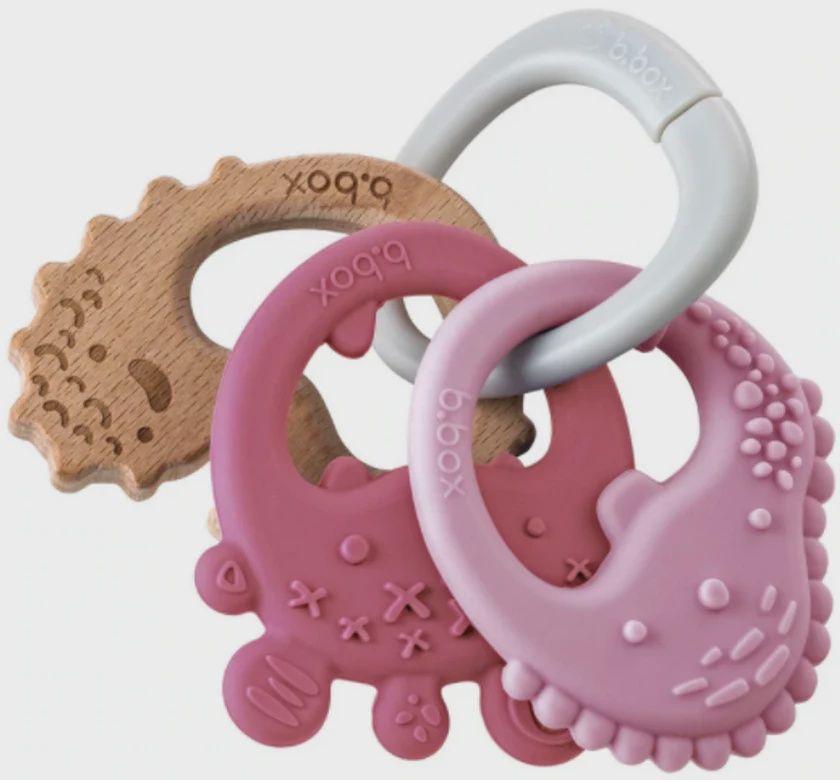 Trio Teether - Blush Monster