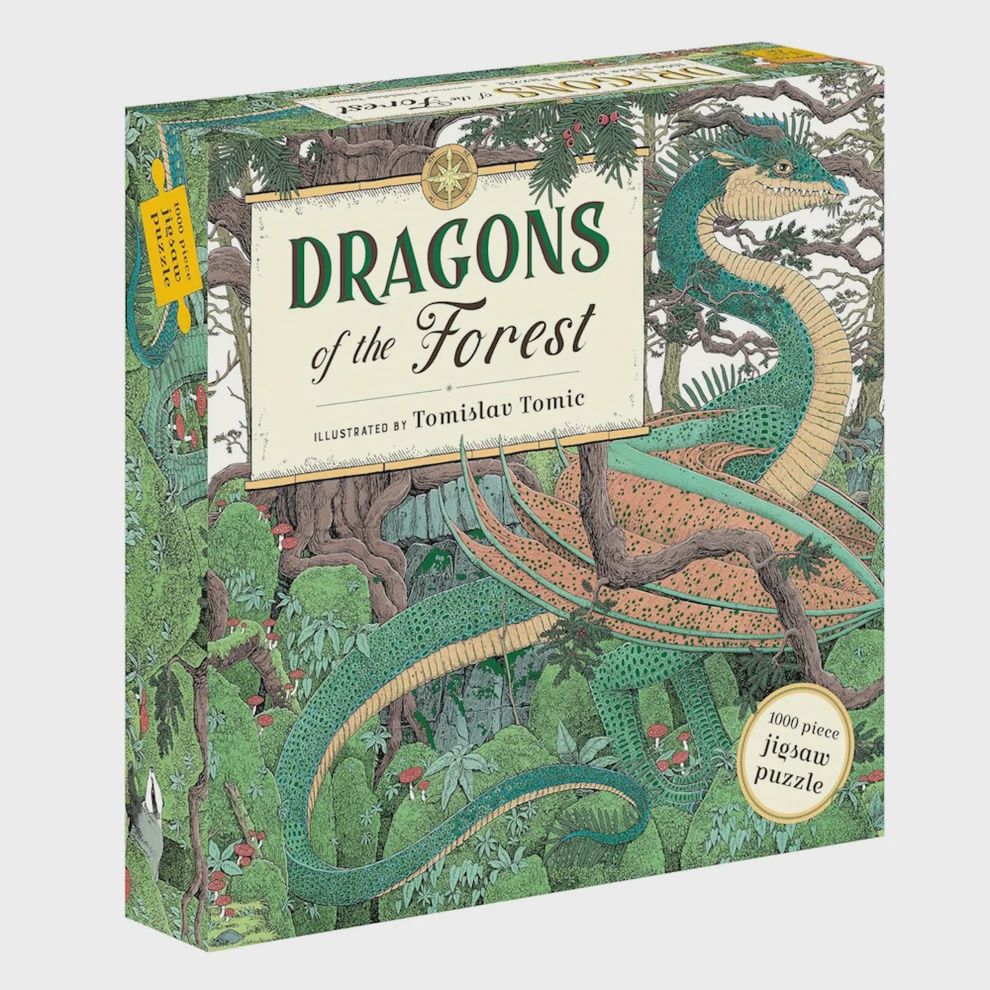 Dragons Of The Forest 1000 Piece Puzzle