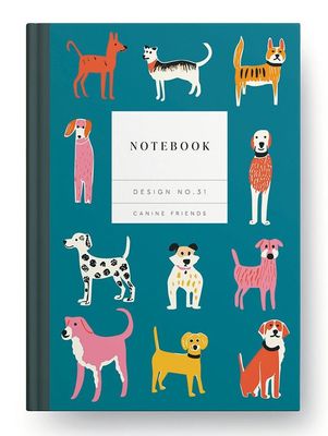 Kaleido A5 Premium Hard Cover Notebook-Canine Friends