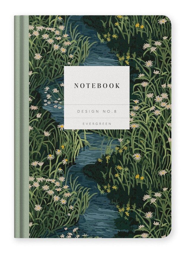 Kaleido A5 Premium Hard Cover Notebook-Marsh Daisies