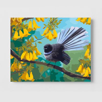 Fantail - 40x50cm Paint by Numbers
