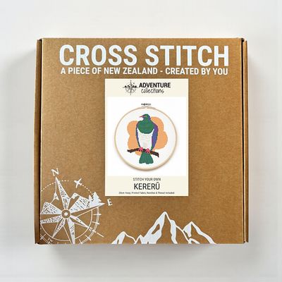 Kererū Cross Stitch Kit